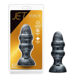 Blush Jet Stealth 6.5 in. Anal Plug Carbon Metallic Black