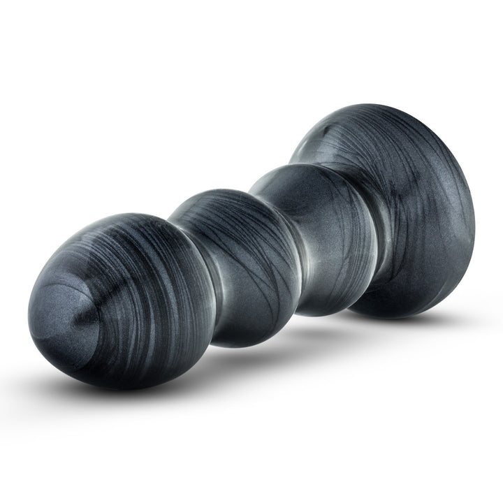 Blush Jet Black Jack 7 in. Anal Plug Carbon Metallic Black