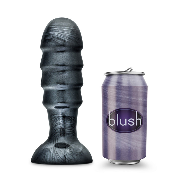 Blush Jet Bruiser 7.5 in. Anal Plug Carbon Metallic Black