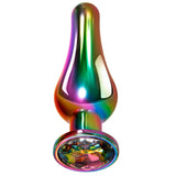 Evolved 3-Piece Rainbow Metal Anal Plug Set