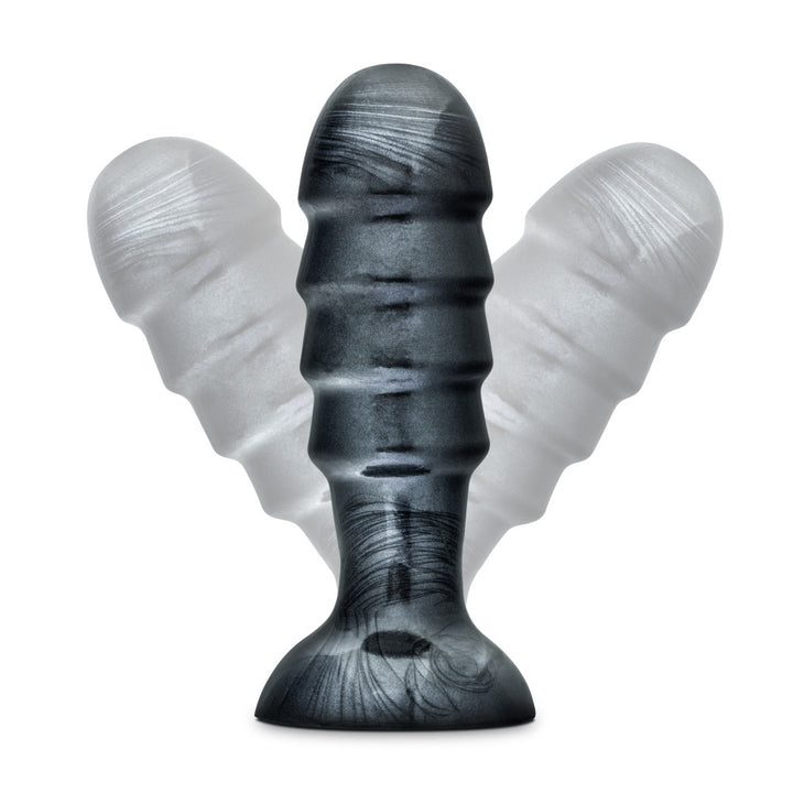 Blush Jet Bruiser 7.5 in. Anal Plug Carbon Metallic Black