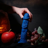 The Realm Draken Blue 7.5-Inch Long Dildo With Suction Cup Base