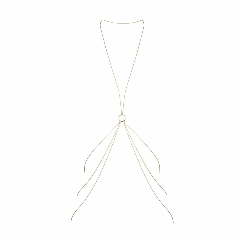 Bijoux Indiscrets Magnifique 8 Body Chain- Gold