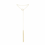 Bijoux Indiscrets Magnifique Tickler Pendant- Gold