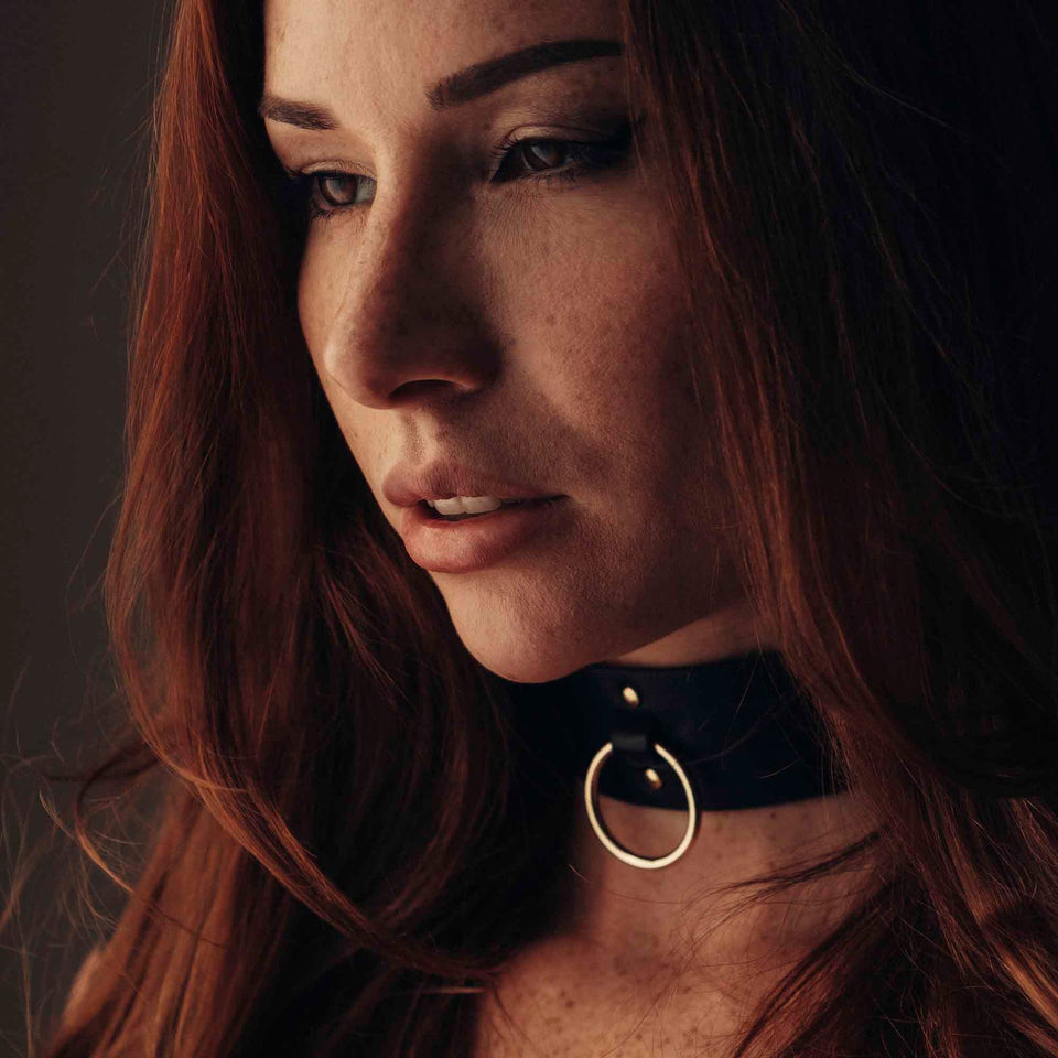 Bijoux Indiscrets Maze Choker with Leash