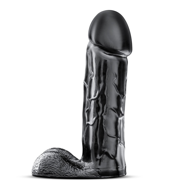 Blush Jet Brutalizer Realistic 15 in. Dildo with Balls- Black