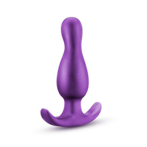 Anal Adventures Matrix | The Quantum Plug: 3.5 inch Curved P Spot Butt Plug in Galactic Purple | With Stayput™ Technology & AnchorTech™ Base