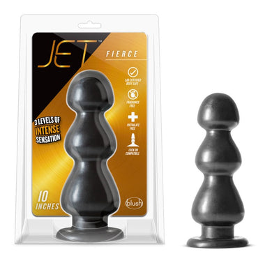 Blush Jet Fierce 10 in. Anal Plug Carbon Metallic Black