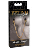 Fetish Fantasy Gold Chain Nipple Clamps