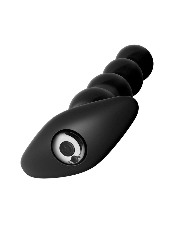 Anal Fantasy Elite Rechargeable Anal Bead Plug- Black