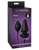 Anal Fantasy Elite Inflatable Silicone Anal Plug- Black