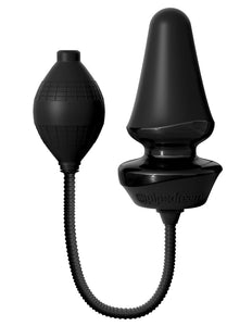 Anal Fantasy Elite Inflatable Silicone Anal Plug- Black