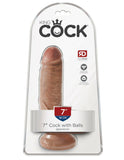 King Cock 7" Cock with Balls