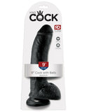 King Cock 9" Cock with Balls