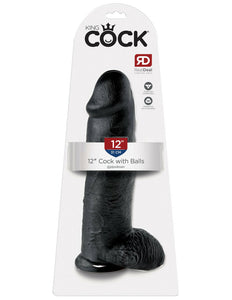 King Cock 12" Cock with Balls