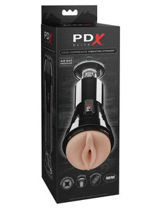 PDX Elite Cock Compressor Vibrating Stroker