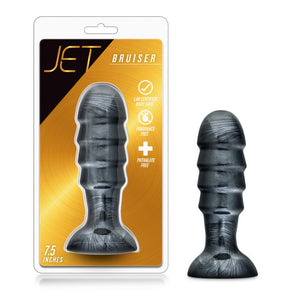 Blush Jet Bruiser 7.5 in. Anal Plug Carbon Metallic Black