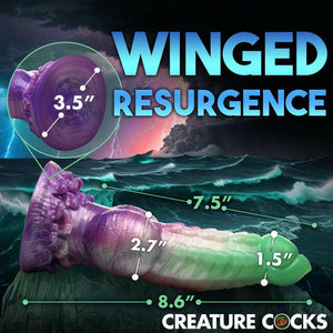 Aqua Phoenix Silicone Dildo