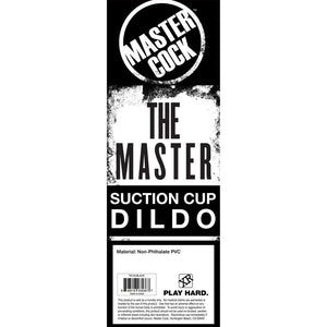 Master Cock Master Suction Cup 13in. Dildo- Black