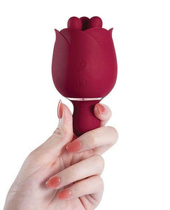 Rosewyn Rotating Rose Toy Vibrator & Pinpoint Stimulator