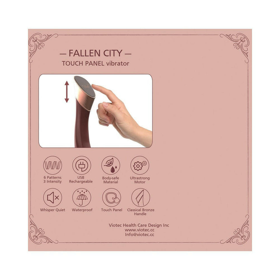 Viotec Fallen City Touch Panel G-spot Vibrator